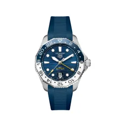 TAG Heuer Aquaracer Professional 300 GMT Stainless Steel / Blue / Rubber