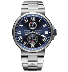Ulysse Nardin Marine Chronometer Stainless Steel / Blue / Bracelet