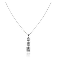 Zoccai Diamond Baguette Necklace