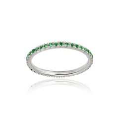 Zoccai Smile Emeralds Eternity Ring