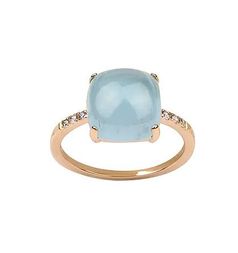 Zoccai Empire Aquamarine & Diamonds Ring
