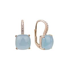 Zoccai Empire Aquamarine & Diamonds Earrings