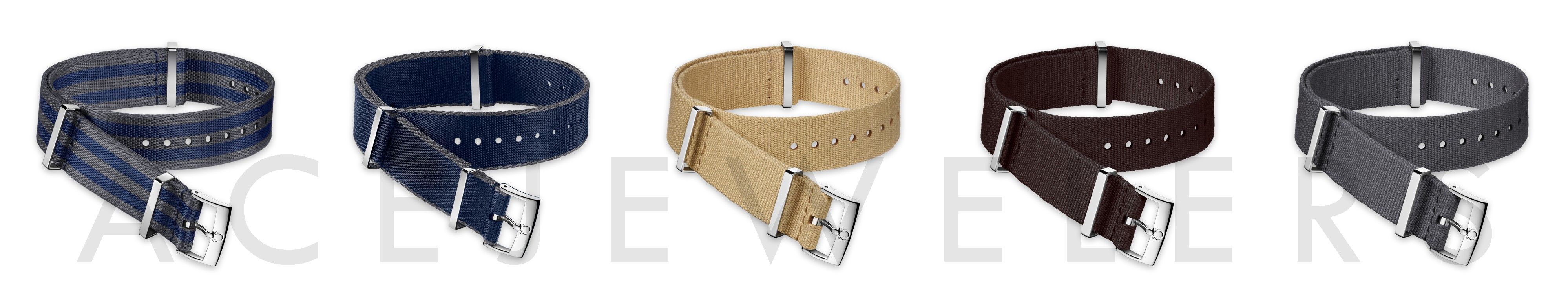Newsflash the latest Omega NATO Strap Styles! Ace Jewelers Magazine