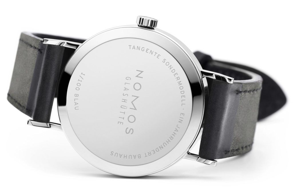 Nomos Tangente Bauhaus Limited Edition Back