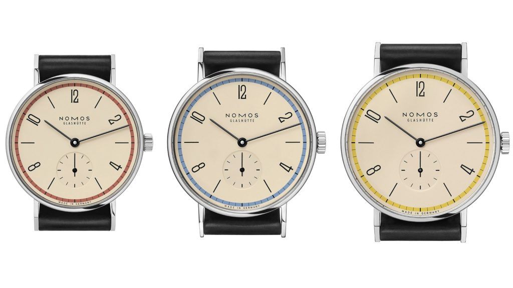 Nomos Tangente Bauhaus Limited Edition Trio