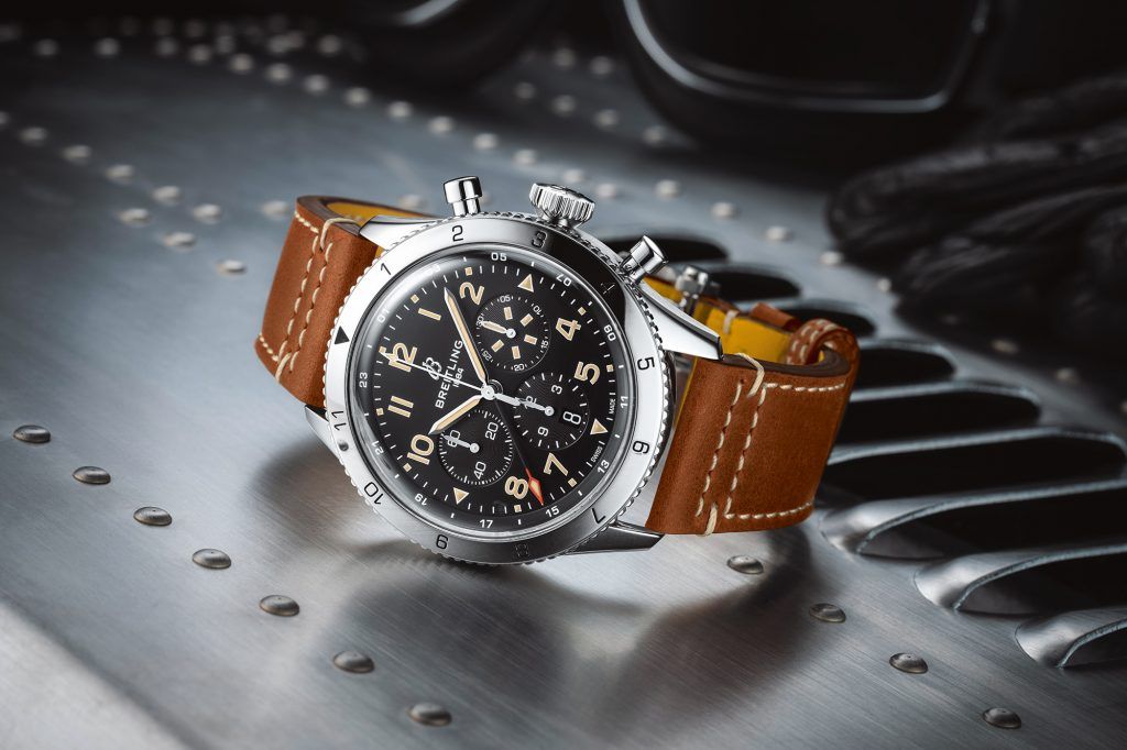 Navitimer Chronograph GMT 46 Stainless Steel - Blue A24322121C2P1 |  Breitling