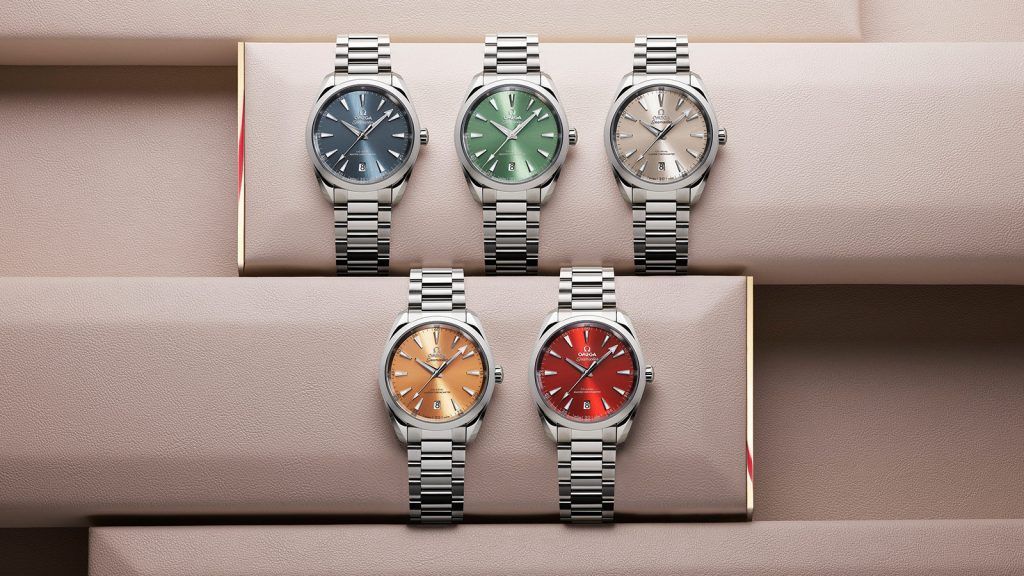 new colors for the 2022 Omega Seamaster Aqua Terra 38mm