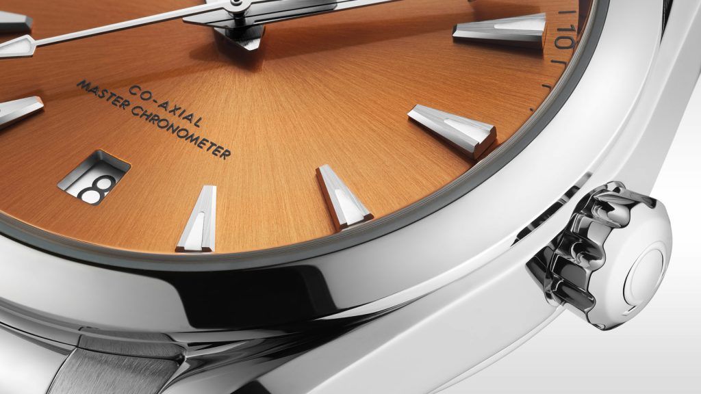 2022 Omega Seamaster Aqua Terra with saffron dial