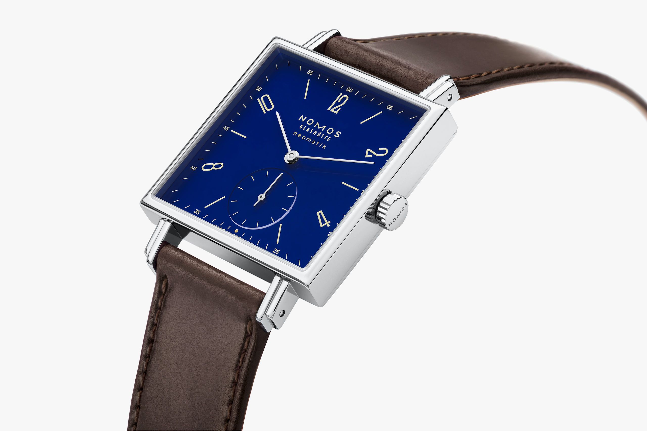 NOMOS Tetra neomatik 175 Years Watchmaking Glashütte Blue 421.S3 3