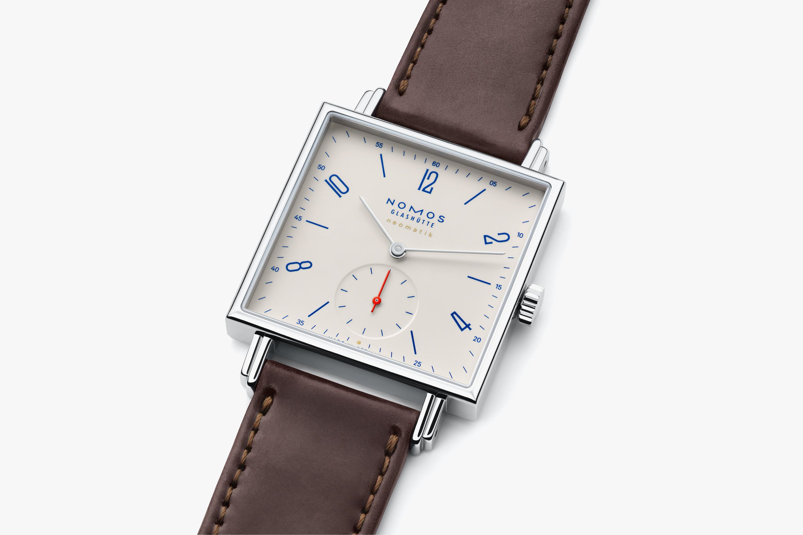 NOMOS Tetra neomatik 175 Years Watchmaking Glashütte Off-White 421.S1 6